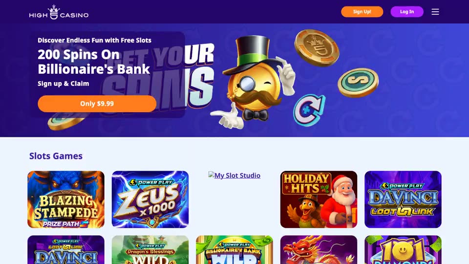 High 5 Casino’s public slots page: the slots grid, then the statement of 300 free slot games out of a library of over 1,500, and the section on slot features.